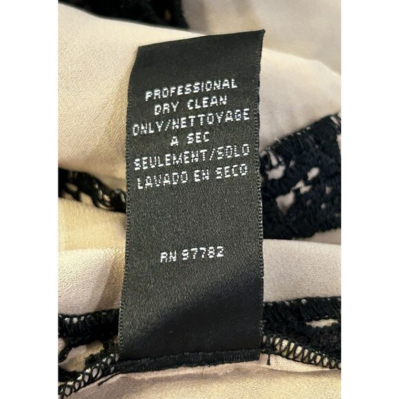Jill Stuart Black Dress Size 4 Bell Sleeve Lace Mini Cocktail Fit & Flare NWT - Picture 12 of 15